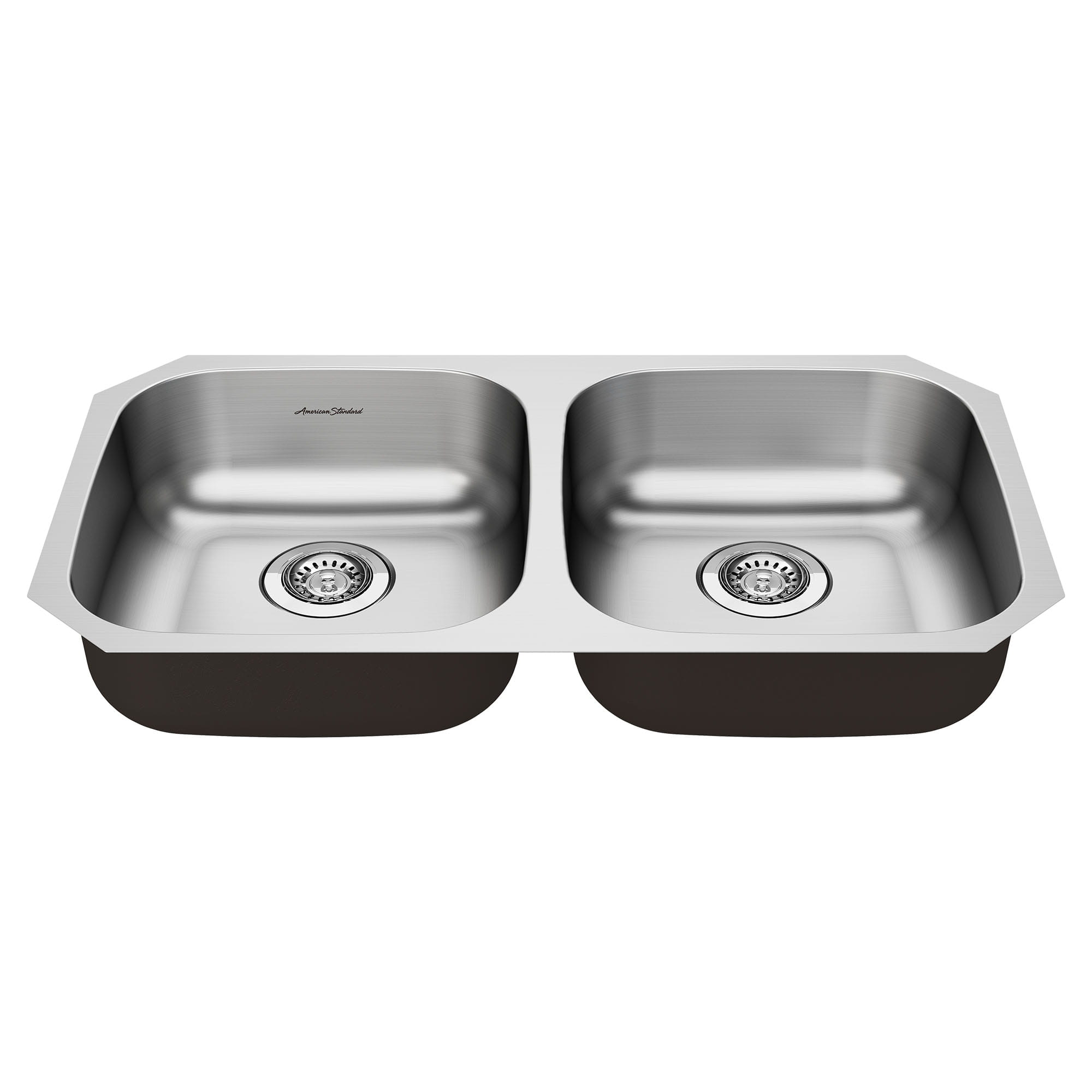 Portsmouth® 32 x 18Inch Stainless Steel Undermount Double Bowl ADA Kitchen Sink